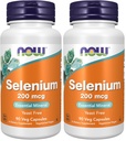 Zdaj dopolnila, Selen (L-selenometionin) 200 mcg, Essential Mineral*, 90 Veg kapsule (Pack po 2)