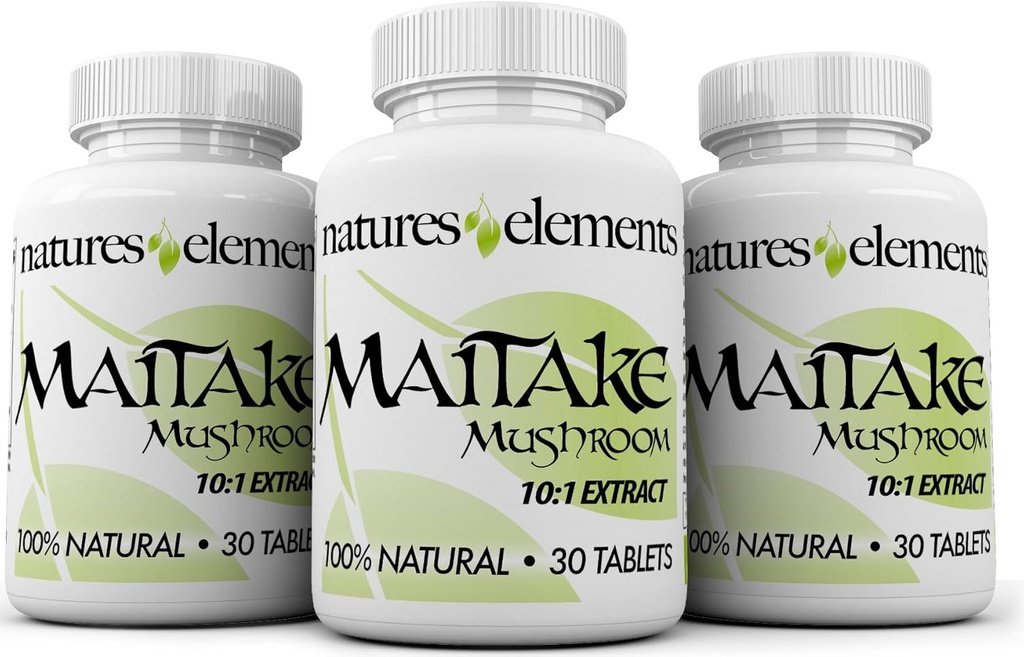 Maitake goba – Pack 3 – 10:1 Extract – 500mg tablete – Standardizirani 30% polisaharidi – 1 mesec dobava vsak – 100% naravni, vegetarijanski varno