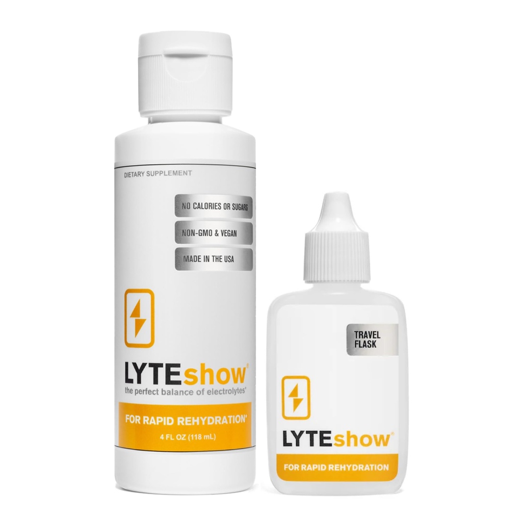 LyteShow - Elektrolitske kapljice za hitro rehidracijo + prebava + možgani + energija + imuniteta 
