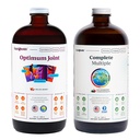 LIKVIDHEALTH Optimum Joint Glucosamine Chondroitin dodatek in dokončanje več dnevno multivitaminski paket za moške in ženske - Imunska podpora, zdravje kosti, celotna živila - ZDA Made, Vegan, Non-GMO