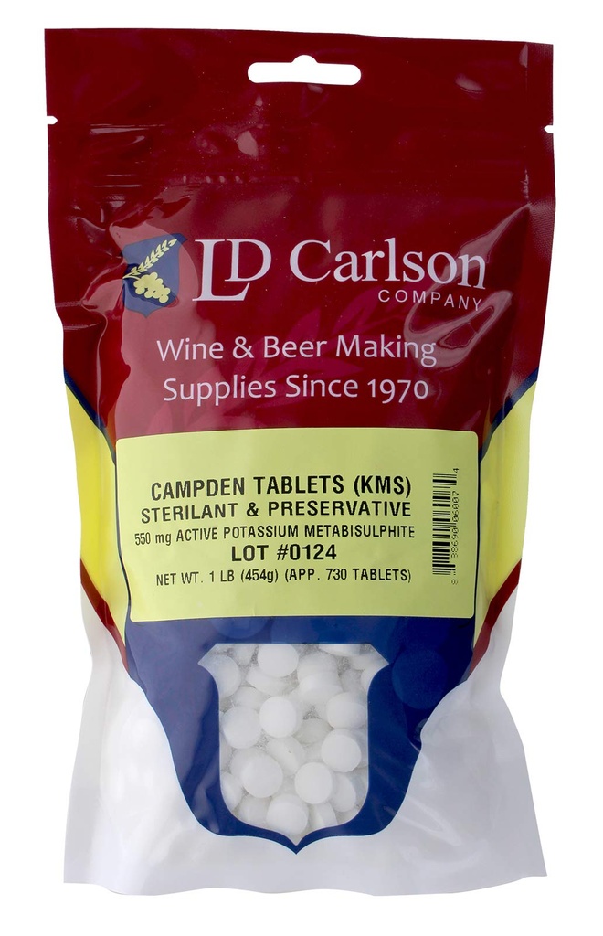 Campden tablete (kalijev metabisulfit) - 1 lb. v razsutem stanju