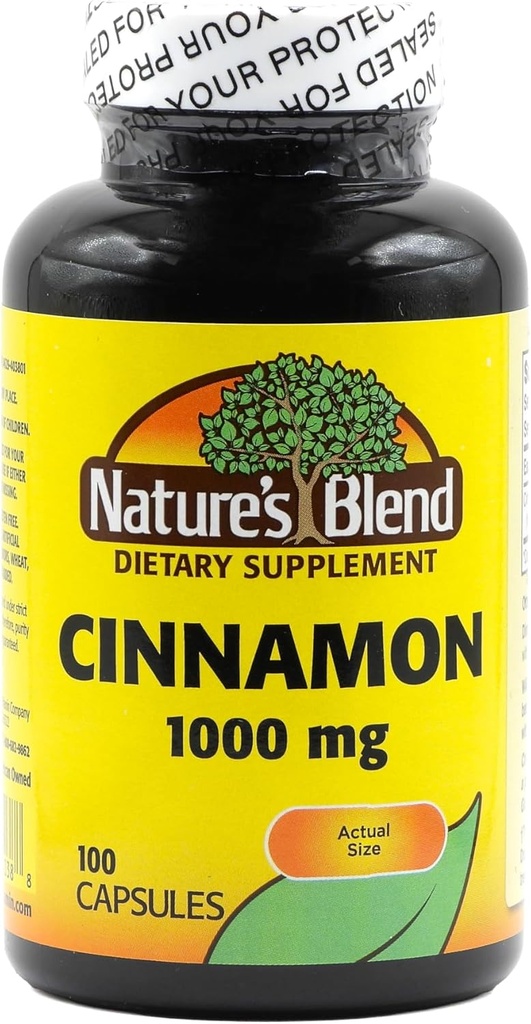 Naravna mešanica cimet 1000 mg 100 kap