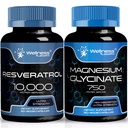WELLNESS LABSRX Resveratrol Kapsule 10000 - Magnezijev glicinat Kapsule