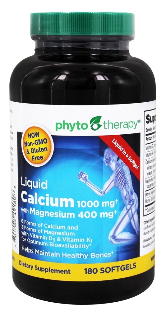 Phytotherapy Rx Kalcijev tekoči softgel - 180 na pakiranje - 1 vsak.