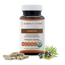 Skrivnosti 60 kapsul Tribe Juniper, 1000 mg, USDA Organic Juniper (Juniperus communis), posušenih Berry (60 kapsul)