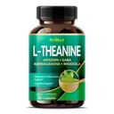 Grimed L-Theanine 11,900mg- X10 Power with Apigenin, GABA Ashwagandha, Rhodiola - Relaxation & Restoration Focus and Memory - Made in USA (150 Count (Pack of 1))