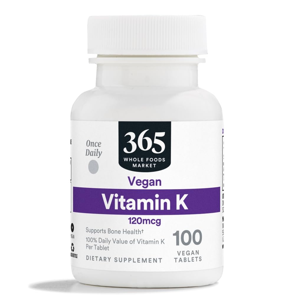 365 by Cela živila Trg, Vitamin K 120 MCG, 100 tablet