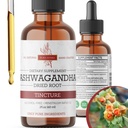 Organic Ashwagandha tekoče kapljice, Ashwagandha koren tinktura, Ashwagandha ekstrakt Herb dodatki - 2 Fl Oz