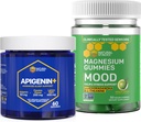 Naravni nizi Apigenin + Mood Magnezij Gummies Bundle - Sleep Quality & Stress Support* - 150 kosov