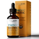 Tekoči probiotik za ženske, moške, otroke, Toddler probiotik: USDA Organic Probiotics, Vegan Probiotic Liquid & Alfalfa Mešanica + Acidophilus za Gut Health, Mlečni Gluten Sugar Free, Non-GMO peroralni probiotiki