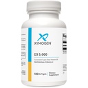 XYMOGEN D3 5000 - Biološka uporabnost Vitamin D3 5000 i.e. (125 μg) - Visoka jakost Vitamin D Dopolnilo za podporo imunskega zdravja, kosti + zdravja srca (180 kapsul)