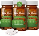 Bio Swiss Beta Glucan Imunity Power - 1,3D-1,6D Glucan z vitaminom D - Imunski dodatek za izboljšano obrambo in wellness - Vegan, Gluten-free (180 kapsul)