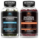 UČINKOVITE NUTRA Ashwagandha Gummies & Saffron Gummies