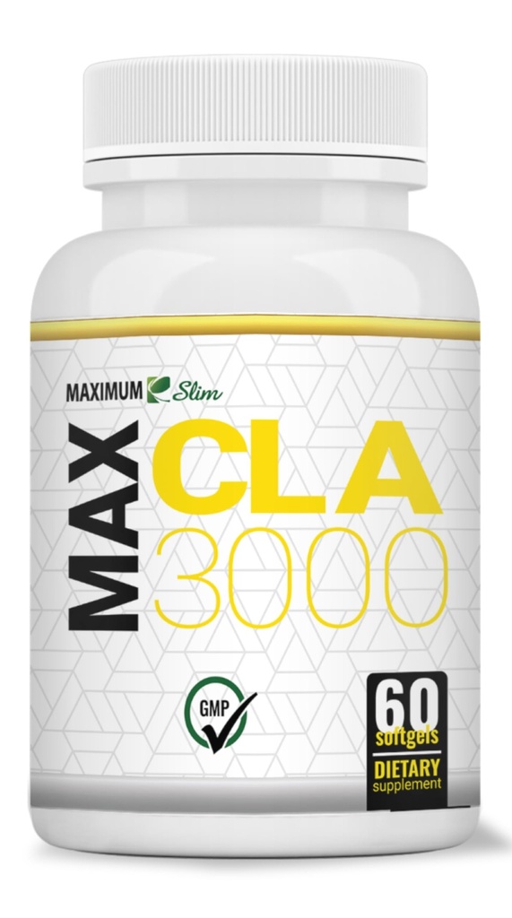 Maksimalna Slim MAX CLA 3000, visoka moč, naravna izguba telesne mase povečanje telesne mase, povečanje natezne mišične mase, nestimulacijske, ne-GMO 95% Čista CLA, 90 Število