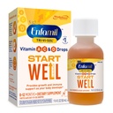 Enfamil Tri-Vi- Sol Infant Multivitaminske kapljice, Podpira rast in imunskega zdravja za dojenčke, 50ml steklenica