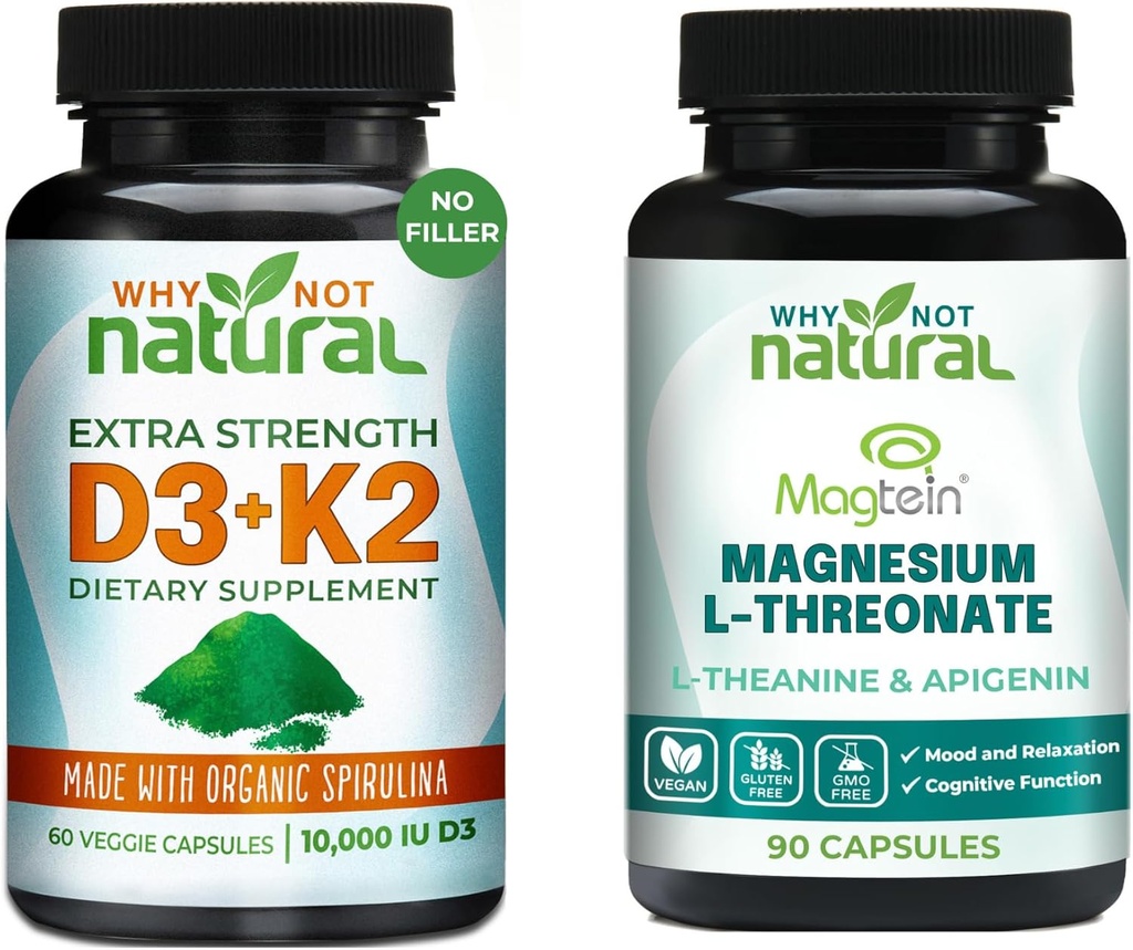 Zakaj ne naravni magnezijev L-treonat kompleks in vitamin D3K2