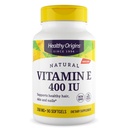 Zdravi izvori Vitamin E 400 i.e. (naravni, brez glutena, podpora koži, kardiovaskularna podpora), 90 kapsul