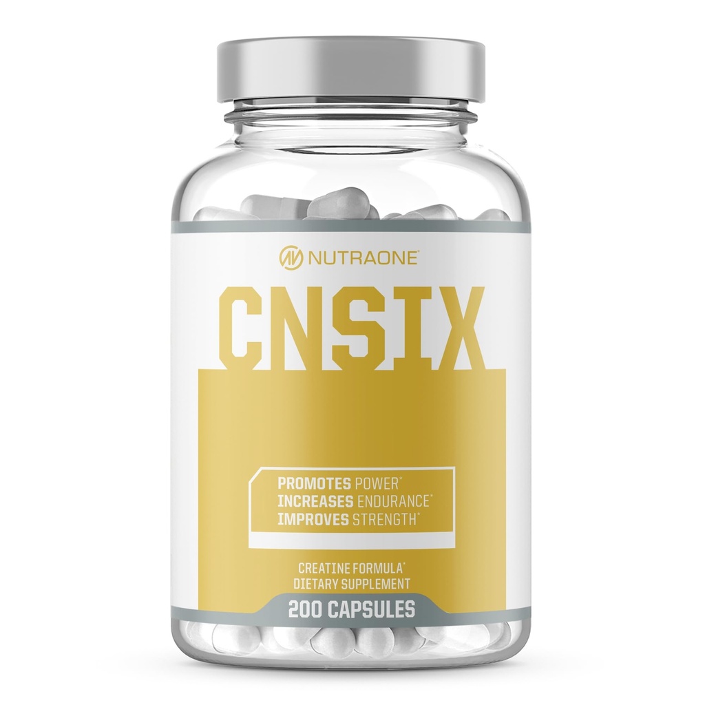 NutraOne CŽS Kreatin Kapsule Kreatin HCL za pomoč pri gradnji mišic spuščenega tkiva* (600 mg - 200 kapsul)