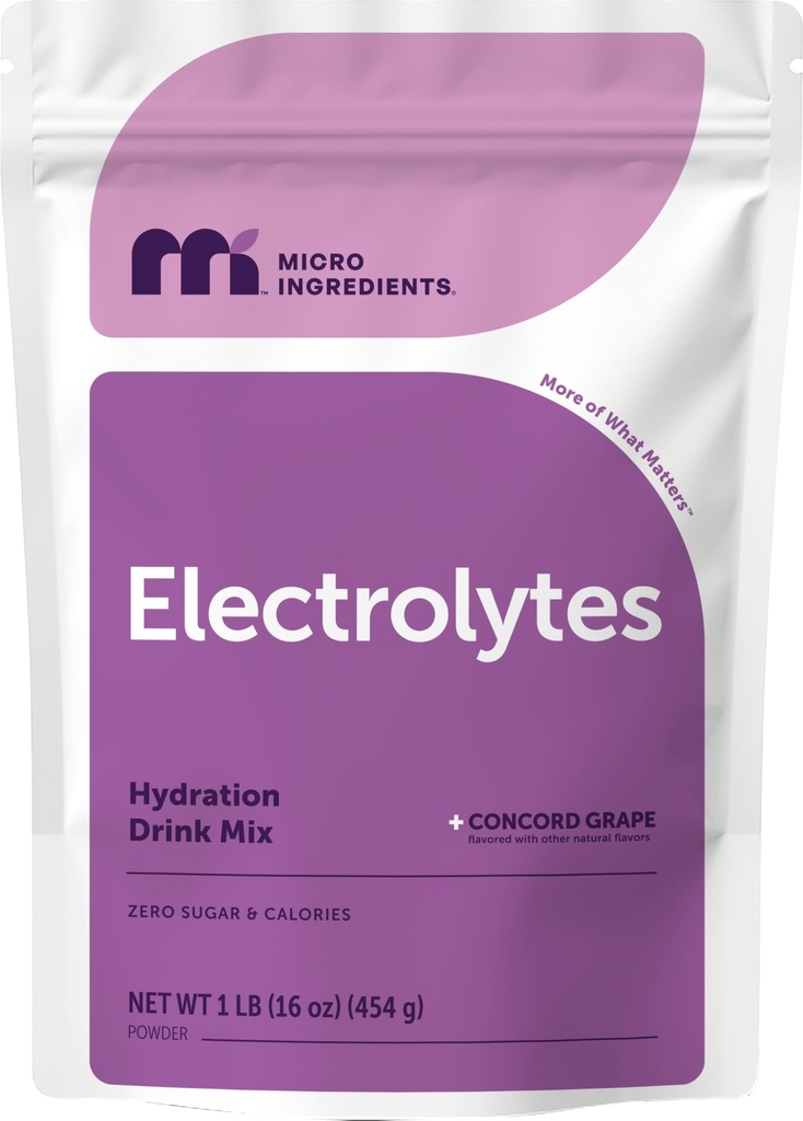 Mikro sestavine Hidracija Elektrolitni prašek, 1lb (69 strežnikov) 