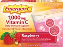 Alacer Emergen-C Vitamin C Fizzy Drink Mix Raspberry - 1000 Mg - 30 paketov