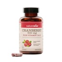 NatureWise Cranberry Pills za ženske - ekstrakt enako 12.500mg* Cranberry dodatek + vitamin C & E - Čistilni sečni trakt & Bladder - Vegan, Ne-GMO, Sugar-free - 60 kapsul[1-mesečna zaloga]