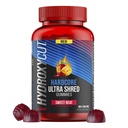 Hydroxycut Hardcore Ultra Shred Gumies, Sweet Heat - 99% Stimulant Free - Vključuje Capsaicin & B vitamini - za ženske in moške