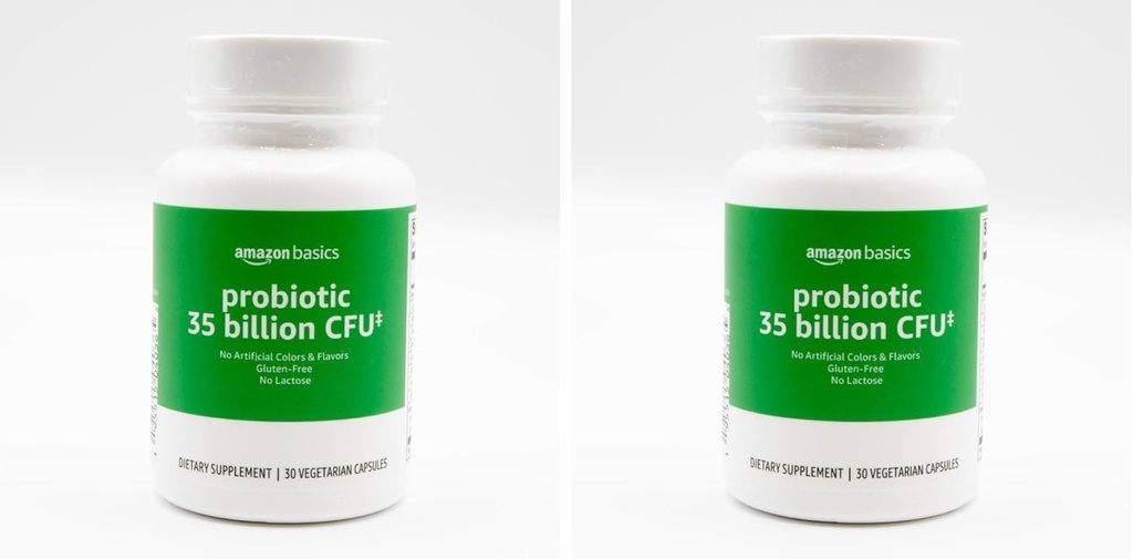 Osnove Probiotik 35 milijard CFU, 8 probiotičnih sevov s prebiotično mešanico, podpira zdravo prebavo, 30 vegetarijanskih kapsul, 1 mesec dobave 30 Število (Pack of 2) (Prej Solimo)