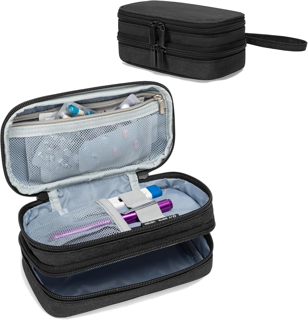 Trunab Prenosna potovalna vrečka z tedenske tablete Box Organizator 2 krat na dan, Tablete Primer za tablete, Vitamin, ribje olje, Dodatki imetnik