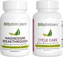 BiOptimizerji Magnezij Preboj 4,0, (60 kapsul) & nega cikla, (90 kapsul) - Naravni spanec, možgani, in Menstrual pomoč dopolnilo
