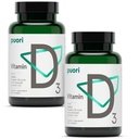 Puori Vitamin D3 Softgels, 2500 i.e. (62,5 μg) - hitro absorbira vitamin D3 Dodatki za podporo imunskega sistema, zdravje kosti in gostoto in zdrave mišične funkcije - Non-GMO & Gluten-free - 240 Count