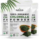 Earth Circle Organics Organic Klorella Powder Superfood 