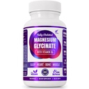 Magnezij Glicinat z vitaminom B6 Raziskave Dokazano za povečanje absorpcije, 1350mg Popolnoma kelirani - Podpira spanje, Stress Relief, Energija, mišične kratice - Gluten brez, NonGMO, 180 Veganske kapsule