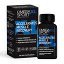 OmegaXL Sport Extra moč Muscle Recovery Supplement in dihalna podpora dodatek - Izboljša DOMS in ROM, Klinično podprto zeleno lisasto olje (60 Softgels)
