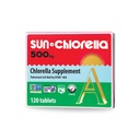 Sun Chlorella 500mg Celo telo Wellness Green Algae Superfood dodatek - Imunska obramba, Gut Health, Naravne očiščevanje, Energy Boost - Klorofil, B12, železo, beljakovine - Ne-GMO - 120 tablet