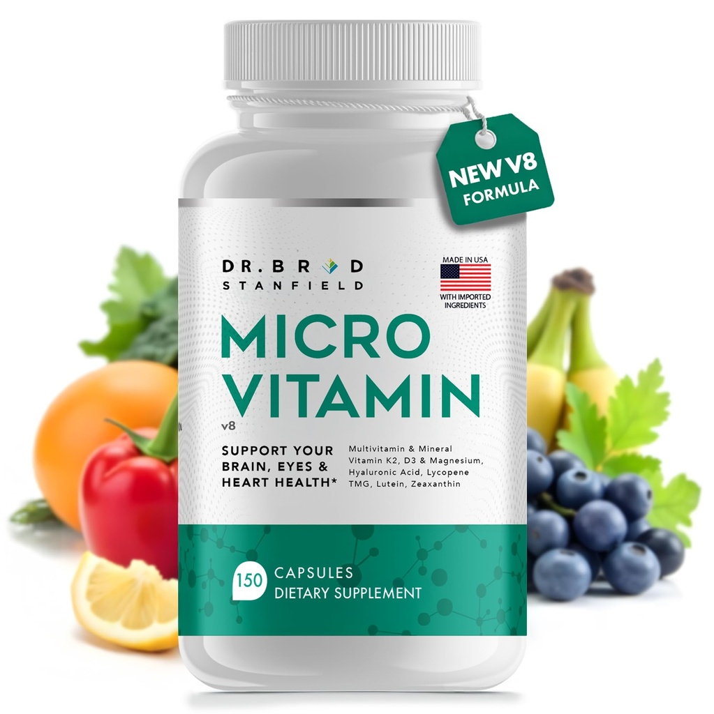 Dnevni odmerek Multivitamin in mineral za moške in ženske za podporo kognitivne zmogljivosti in spomin + hialuronska kislina za zdravje kože + TMG za vadbo (150 števk)