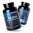 Prehrana - Man+ Formula, Energy Support, Muscle Support, in Prostata Health Supplements za moške z vitaminom E, Saw Palmetto, Red Korean Ginseng, in več, 120 Kapsule