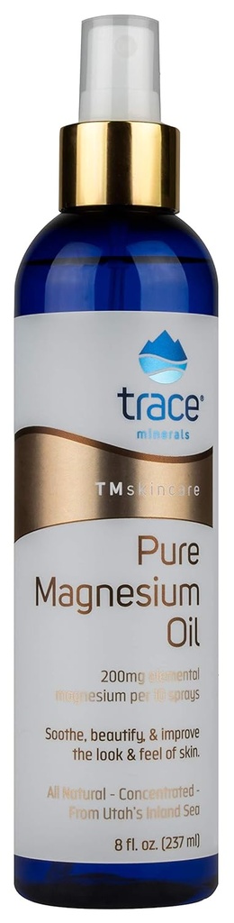 Čisto magnezijevo olje Trace Minerali 8 oz Olje