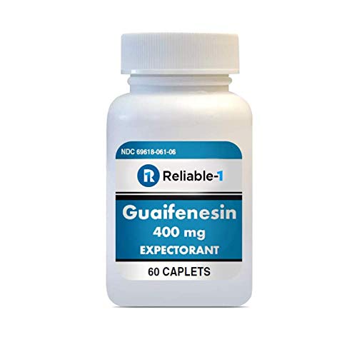 Zanesljivi-1 laboratoriji Guaifensin 400 mg Kapleti Kašelj in sluz Relief 