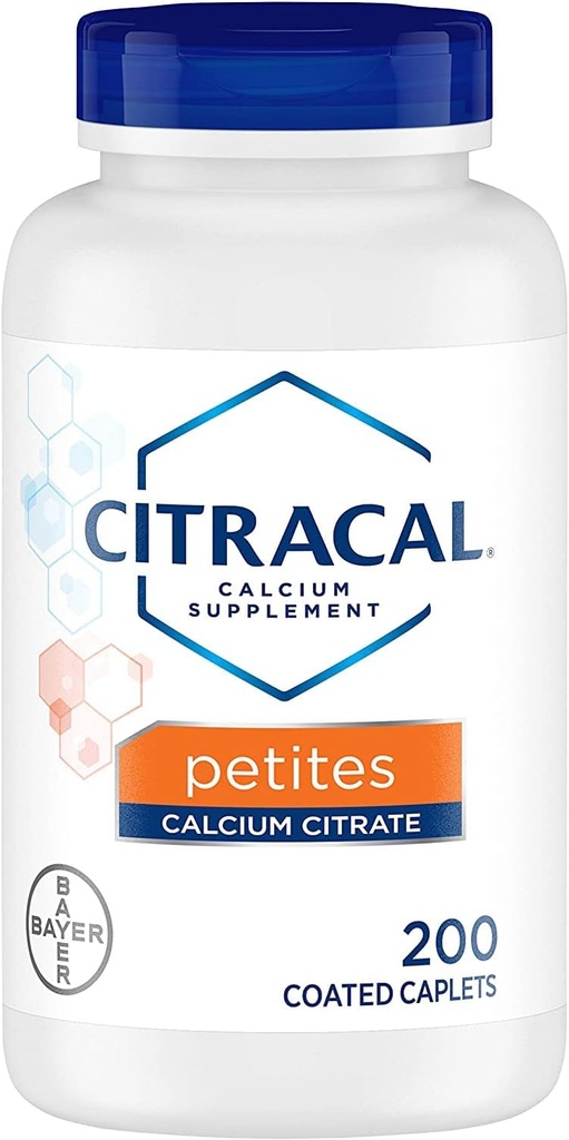 Citralne petite z vitaminom D3, 200-Count by Citracal