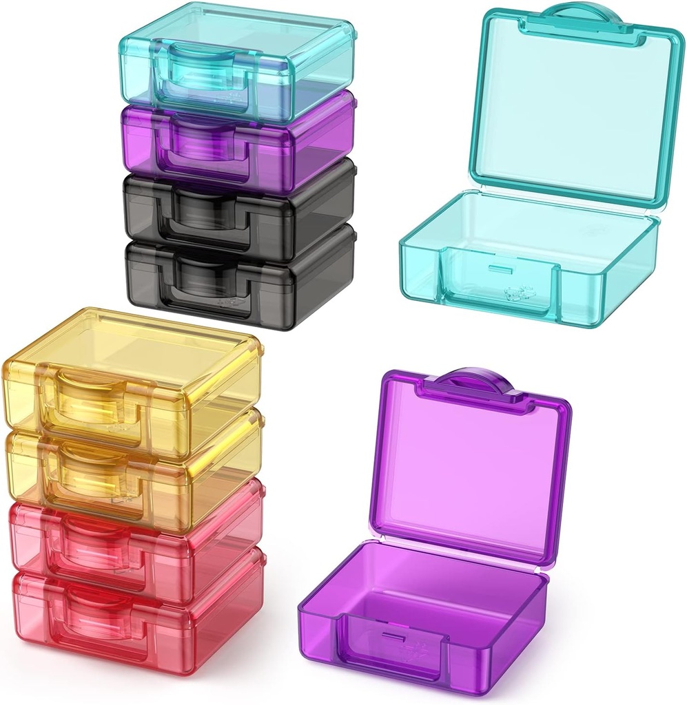 Cute majhne potovalne tablete Box, Urekt 10 kos Mini Žepne tablete Organizator vsak dan eno tableto vsebniki Prenosni Medicina Imetnik za zapornice Vitamin ribje olje dopolnila