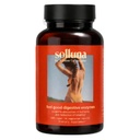 Solluna Kimberly Snyder Digestive Enzymes Lipaza, Amylase, Protease, Alpha-Galaktosidaze, Cellulaza za digestivno zdravje, Absorpcija hranil, bolečina v trebuhu, plin in napenjanje (90CT) Vegan & Non-GMO