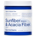 Essential Stacks Organic Sunfiber Prebiotic Fiber (delno hidroliziran Guar Gum/PHGG) z Acacia Fiber Powder - Gluten Free, Non-GMO & Unflavored Soluble Fiber (7.4 oz)