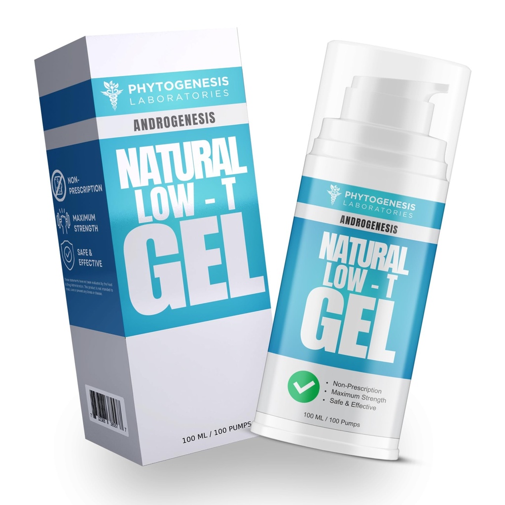 Naravni nizko-T podpora Gel - T Booster za moške - mišična regeneracija, Energy Booster, zdravo staranje