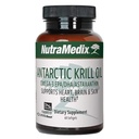 NutraMedix Antarktika Krill Oil 500mg - Fish Oil Supplement - Omega-3s (EPA & DHA) + Astaksantin - Rdeči Kril Dodatek za skupno, Imuno, srce, jetra in možgani Health Support (60 Softgels)