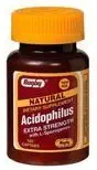 Rugby Acidophilus Extra Jakost z L-sporogenezom (100 kapsul)(6 pakiranj) z Rugbyjem
