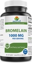 Brieofood Bromelain 1000 mg na odmerek 240 tablet - Proteolitična prebavna encima - podpira zdravo prebavo, skupno zdravje, Absorpcija hranil