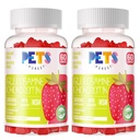 Hišni ljubljenčki Purest Glukozamin Chondroitin Gumies z MSM & Elderberry Dodatna moč - skupna podpora, Antioksidant Imunska podpora dodatek za odrasle, moške in ženske.(2 Pack) Jagoda