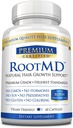 RootMD - Spodbujanje rasti las, pomlajevanje Folikle, izboljšanje cirkulacije skalp - Biotin, baker, tokoferil acetat, žaga Palmetto - vse naravne Vegansko prijazno - 60 kapsul