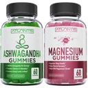 Ashwagandha & Magnesium Gummies for Improved Sleep & Strengthened Body Functions. Ashwagandha Boosts Mood & Energy - Magnesium Helps Recover Muscles & Relieves Cramps - Vegan