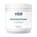 Zdravilo Vital Nutrients Glutamin v prahu - delovanje zdravih prebavil - Gluten, Mlekarna, brez soje - Ne-GMO - 225g/8 oz L-glutamin v prahu